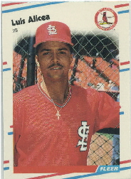 1988 Fleer Update Baseball Cards       116     Luis Alicea XRC
